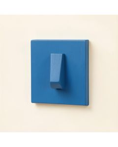 Summit Crest Wall-Mounted Robe Hook - Blue (synthetic illustration; no displayed measurements)