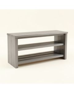 Fern Brook Shoe Storage Bench - Gray (synthetic illustration; no displayed measurements)