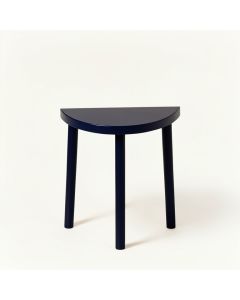 Harbor Arc Compact Balcony Table (synthetic illustration; no displayed measurements)