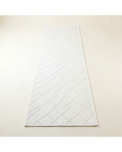 Cliff Bridge Narrow Runner Rug - White (synthetic illustration; no displayed measurements)