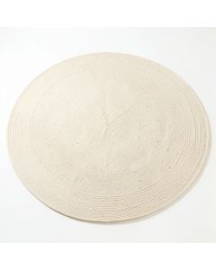 Ridge Crest Round Area Rug - Cream (synthetic illustration; no displayed measurements)