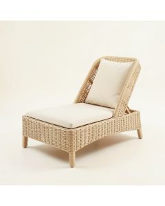 Maple Crossing Outdoor Lounge Chair - Cream (synthetic illustration; no displayed measurements)