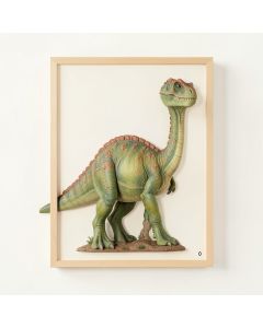 Long Neck Dinosaur Growth Chart (synthetic illustration; no displayed measurements)