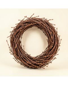 Artificial Budding Twig 20 '' Wreath (synthetic illustration; no displayed measurements)