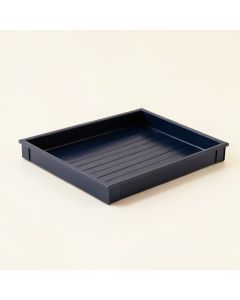 Cove Crest Empty Under-Desk Cable Tray - Navy (synthetic illustration; no displayed measurements)