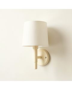 Juniper Bluff Wall Sconce Mounted On A Plain Wall - Ivory (synthetic illustration; no displayed measurements)