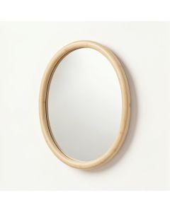 Cedar Bend Framed Wall Mirror - Beige (synthetic illustration; no displayed measurements)