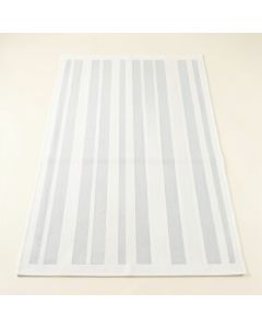 Sage Branch Rectangular Area Rug - White (synthetic illustration; no displayed measurements)