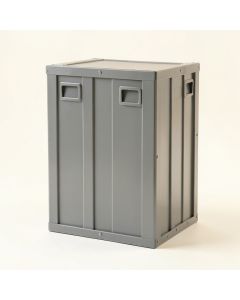 Elm Dell Closed Outdoor Storage Box - Gray (synthetic illustration; no displayed measurements)