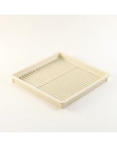 Cedar Dale Empty Under-Desk Cable Tray - Ivory (synthetic illustration; no displayed measurements)