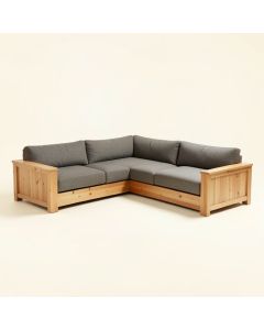 Moore 120.5 '' Wide Reversible Modular Sectional (synthetic illustration; no displayed measurements)