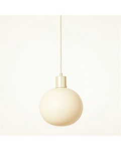 Pine Crest Pendant Light Suspended From One Plain Cable - Ivory (synthetic illustration; no displayed measurements)