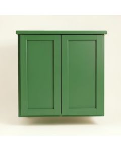 Harbor Bluff Wall-Mounted Laundry Cabinet - Green (synthetic illustration; no displayed measurements)