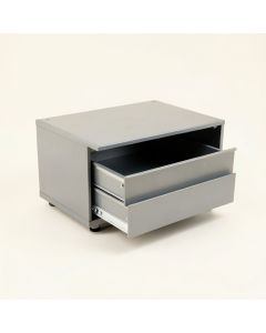 Aspen Dell Small-Parts Storage Drawer Cabinet - Gray (synthetic illustration; no displayed measurements)