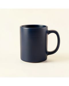 Linden Arc Ceramic Mug - Navy (synthetic illustration; no displayed measurements)
