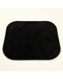 Glen Bend Bath Mat - Black (synthetic illustration; no displayed measurements)