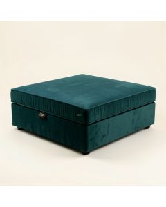 Vanderpool 74.8 '' Velvet Square Arm Sleeper (synthetic illustration; no displayed measurements)