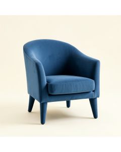 Ridge Bridge Upholstered Armchair - Blue (synthetic illustration; no displayed measurements)