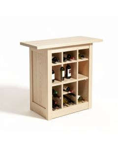 Demetres Bar With Wine Storage (synthetic illustration; no displayed measurements)