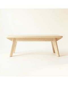 Reed Dale Indoor Bench - Ivory (synthetic illustration; no displayed measurements)