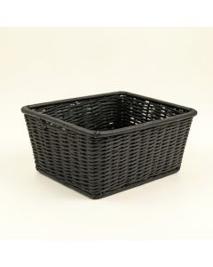Dune Bend Empty Storage Basket - Black (synthetic illustration; no displayed measurements)