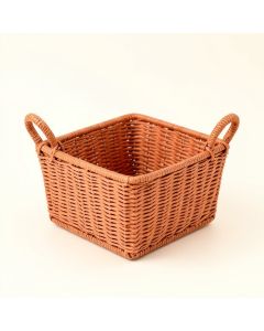Clay Crossing Empty Storage Basket - Terracotta (synthetic illustration; no displayed measurements)