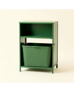Field Bluff Freestanding Pull-Out Hamper Cabinet - Green (synthetic illustration; no displayed measurements)