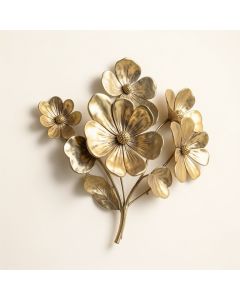 Flower Sculpture Metal Wall Décor (synthetic illustration; no displayed measurements)