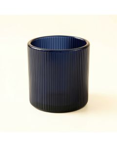 Hazel Canyon Empty Candle Holder - Navy (synthetic illustration; no displayed measurements)