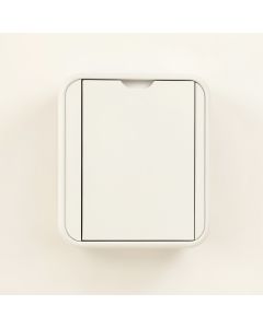 Slate Dale Wall-Mounted Laundry Cabinet - White (synthetic illustration; no displayed measurements)