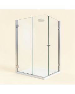 60 '' W X 70 '' H Semi-Frameless Shower Door (synthetic illustration; no displayed measurements)