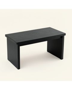 Vale Brook Desktop Monitor Riser - Black (synthetic illustration; no displayed measurements)