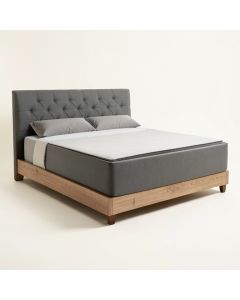 Dancourt Queen Tufted Upholstered Low Profile Platform Standard Bed (synthetic illustration; no displayed measurements)