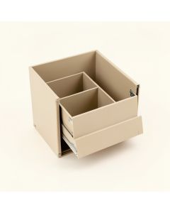 Laurel Bridge Empty Coffee-Station Organizer - Beige (synthetic illustration; no displayed measurements)