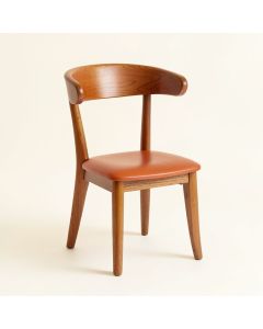 Reed Branch Dining Chair - Terracotta (synthetic illustration; no displayed measurements)