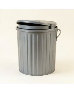Linden Brook Closed Garden Compost Bin - Gray (synthetic illustration; no displayed measurements)