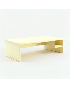 Laurel Dale Desktop Monitor Riser - Ivory (synthetic illustration; no displayed measurements)