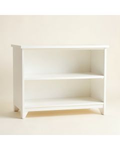 Moss Bend Low Bookcase - White (synthetic illustration; no displayed measurements)