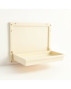 Summit Crest Empty Wall-Mounted Tool Organizer Panel - Cream (synthetic illustration; no displayed measurements)