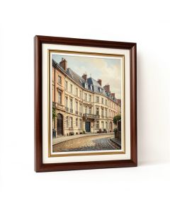 Rue De La Chaussee At Argenteuil , 1872 Framed Painting Print On Wrapped Canvas (synthetic illustration; no displayed measurements)
