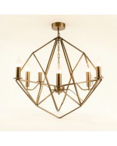 Deloris 4 - Light Candle Style Geometric Chandelier (synthetic illustration; no displayed measurements)