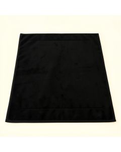 Ash Crossing Bath Mat - Black (synthetic illustration; no displayed measurements)