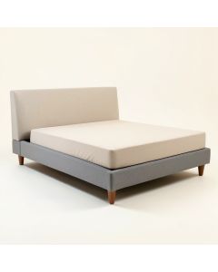 Britten Mid-Century Modern Upholstered Platform Bed (synthetic illustration; no displayed measurements)