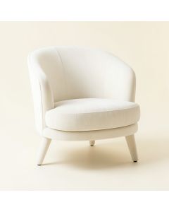 Wren Dell Upholstered Armchair - White (synthetic illustration; no displayed measurements)