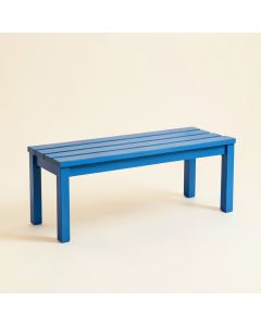 Vale Dale Indoor Bench - Blue (synthetic illustration; no displayed measurements)