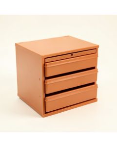 Brook Bend Small-Parts Storage Drawer Cabinet - Terracotta (synthetic illustration; no displayed measurements)