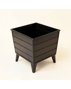 Ash Branch Empty Raised Planter - Black (synthetic illustration; no displayed measurements)