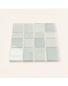 Premium 2 '' X 6 '' Glass Mosaic Subway Tile (synthetic illustration; no displayed measurements)