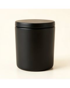 Meadow Bluff Storage Canister With Lid - Black (synthetic illustration; no displayed measurements)