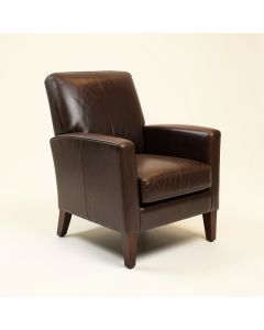 Essential Genuine Leather Upholstered Dining Chair (synthetic illustration; no displayed measurements)